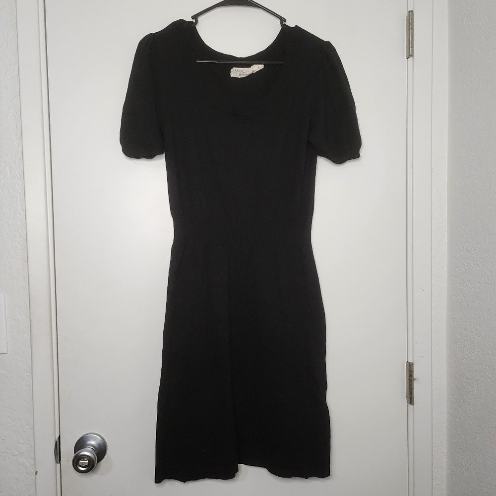 Allison Brittney Black Dress Cute Womens Medium